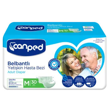 Canped Hasta Bezi Belbantlı Poli 30'lu Medium