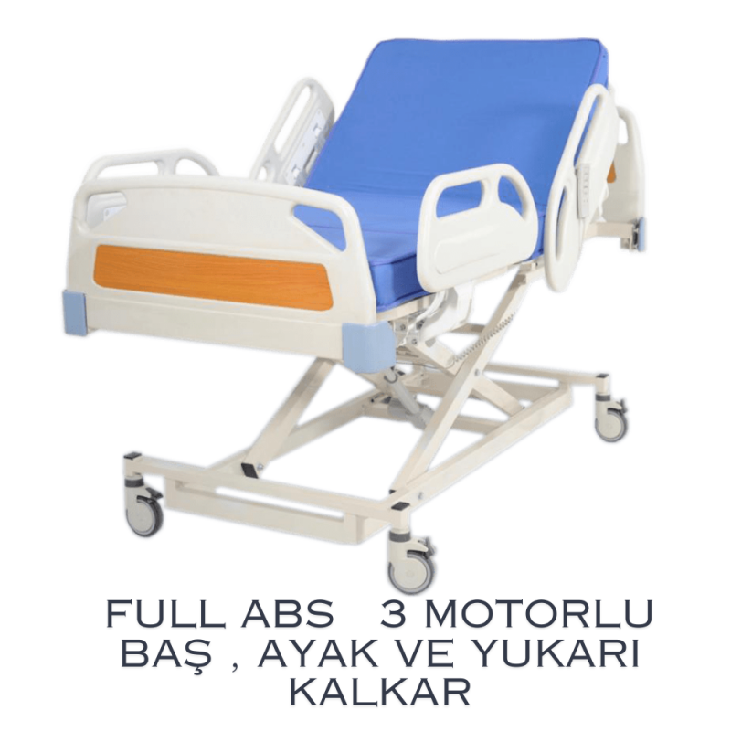 Eko Hasta Karyolası Full Abs (Üç Motorlu)