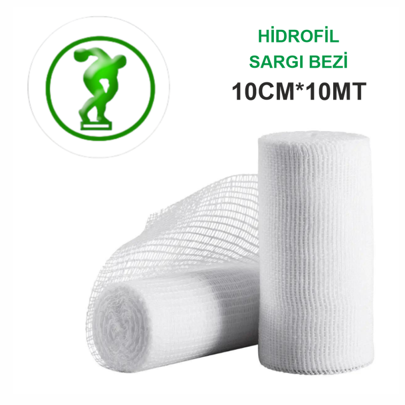 Vello Hidrofil Rulo Sargı Bezi 10cm*10m Vello Hidrofil Rulo Sargı Bezi 10cm*10m