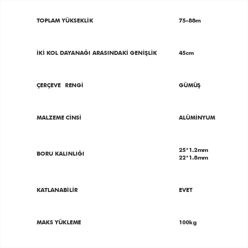 Klozetli Yürüteç/Walker