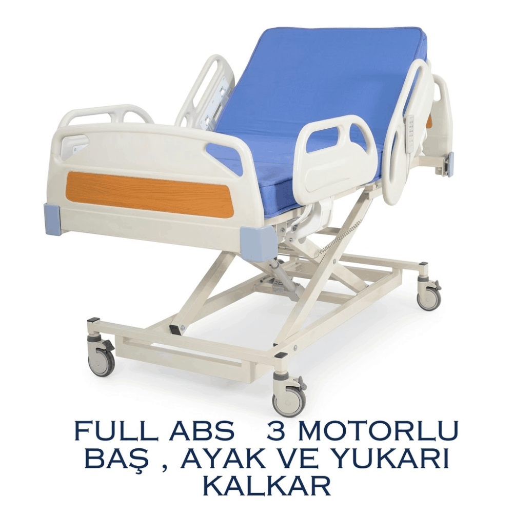 Eko Hasta Karyolası Full Abs (Üç Motorlu)